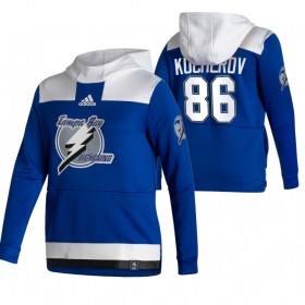 Tampa Bay Lightning Nikita Kucherov 86 2020-21 Reverse Retro Hoodie Sawyer - Mannen